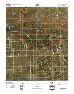 Warrior Hollow Texas Historical topographic map, 1:24000 scale, 7.5 X 7.5 Minute, Year 2010
