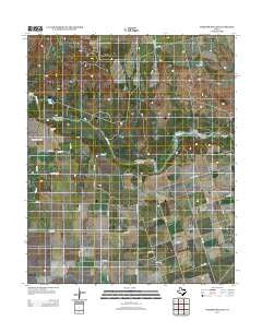 Warrior Hollow Texas Historical topographic map, 1:24000 scale, 7.5 X 7.5 Minute, Year 2012