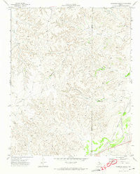 Washburn Arroyo Texas Historical topographic map, 1:24000 scale, 7.5 X 7.5 Minute, Year 1972