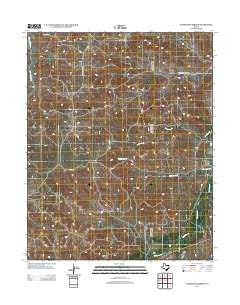 Washburn Arroyo Texas Historical topographic map, 1:24000 scale, 7.5 X 7.5 Minute, Year 2012