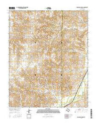 Washburn Arroyo Texas Current topographic map, 1:24000 scale, 7.5 X 7.5 Minute, Year 2016