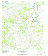 Washington Texas Historical topographic map, 1:24000 scale, 7.5 X 7.5 Minute, Year 1958