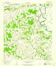 Washington Texas Historical topographic map, 1:24000 scale, 7.5 X 7.5 Minute, Year 1958