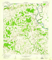 Washington Texas Historical topographic map, 1:24000 scale, 7.5 X 7.5 Minute, Year 1958