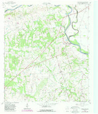 Washington Texas Historical topographic map, 1:24000 scale, 7.5 X 7.5 Minute, Year 1958