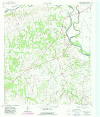 Washington Texas Historical topographic map, 1:24000 scale, 7.5 X 7.5 Minute, Year 1958