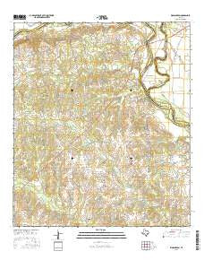 Washington Texas Current topographic map, 1:24000 scale, 7.5 X 7.5 Minute, Year 2016