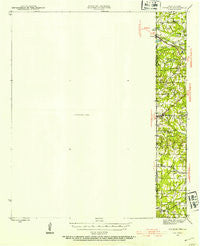 Waskom Texas Historical topographic map, 1:62500 scale, 15 X 15 Minute, Year 1943