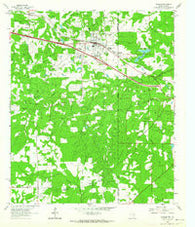 Waskom Texas Historical topographic map, 1:24000 scale, 7.5 X 7.5 Minute, Year 1962
