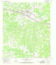 Waskom Texas Historical topographic map, 1:24000 scale, 7.5 X 7.5 Minute, Year 1962