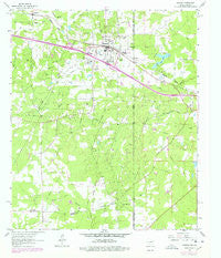 Waskom Texas Historical topographic map, 1:24000 scale, 7.5 X 7.5 Minute, Year 1962