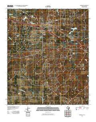 Waskom Texas Historical topographic map, 1:24000 scale, 7.5 X 7.5 Minute, Year 2010