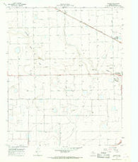 Wasson Texas Historical topographic map, 1:24000 scale, 7.5 X 7.5 Minute, Year 1965