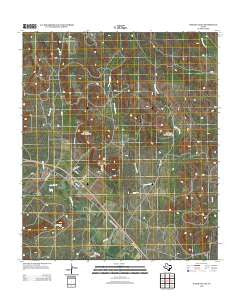 Water Valley Texas Historical topographic map, 1:24000 scale, 7.5 X 7.5 Minute, Year 2012