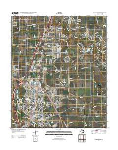 Waxahachie Texas Historical topographic map, 1:24000 scale, 7.5 X 7.5 Minute, Year 2012