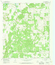 Wayland Texas Historical topographic map, 1:24000 scale, 7.5 X 7.5 Minute, Year 1967