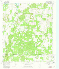 Wayland Texas Historical topographic map, 1:24000 scale, 7.5 X 7.5 Minute, Year 1967