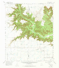 Wayside Texas Historical topographic map, 1:62500 scale, 15 X 15 Minute, Year 1960
