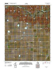 Wayside Texas Historical topographic map, 1:24000 scale, 7.5 X 7.5 Minute, Year 2010