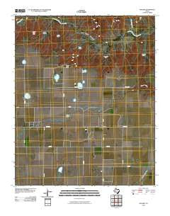 Wayside Texas Historical topographic map, 1:24000 scale, 7.5 X 7.5 Minute, Year 2010