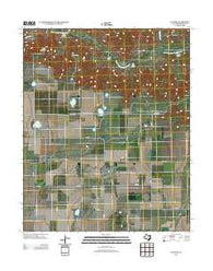 Wayside Texas Historical topographic map, 1:24000 scale, 7.5 X 7.5 Minute, Year 2012