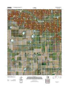 Wayside Texas Historical topographic map, 1:24000 scale, 7.5 X 7.5 Minute, Year 2012