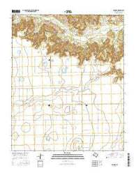 Wayside Texas Current topographic map, 1:24000 scale, 7.5 X 7.5 Minute, Year 2016
