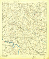 Weatherford Texas Historical topographic map, 1:125000 scale, 30 X 30 Minute, Year 1893