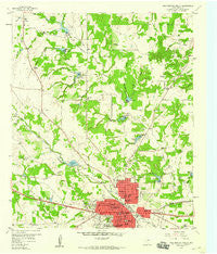 Weatherford North Texas Historical topographic map, 1:24000 scale, 7.5 X 7.5 Minute, Year 1959