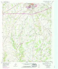 Weatherford South Texas Historical topographic map, 1:24000 scale, 7.5 X 7.5 Minute, Year 1959