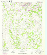 Weatherford South Texas Historical topographic map, 1:24000 scale, 7.5 X 7.5 Minute, Year 1959
