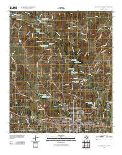 Weatherford North Texas Historical topographic map, 1:24000 scale, 7.5 X 7.5 Minute, Year 2010