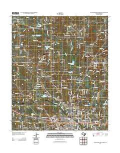 Weatherford North Texas Historical topographic map, 1:24000 scale, 7.5 X 7.5 Minute, Year 2012