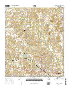 Weatherford North Texas Current topographic map, 1:24000 scale, 7.5 X 7.5 Minute, Year 2016