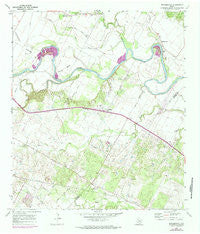Webberville Texas Historical topographic map, 1:24000 scale, 7.5 X 7.5 Minute, Year 1968