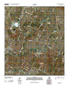Webberville Texas Historical topographic map, 1:24000 scale, 7.5 X 7.5 Minute, Year 2010
