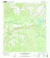 Weches Texas Historical topographic map, 1:24000 scale, 7.5 X 7.5 Minute, Year 1973