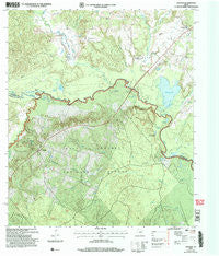 Weches Texas Historical topographic map, 1:24000 scale, 7.5 X 7.5 Minute, Year 2004