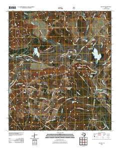 Weches Texas Historical topographic map, 1:24000 scale, 7.5 X 7.5 Minute, Year 2010