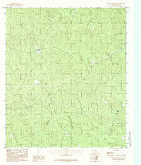 Weeks Settlement Texas Historical topographic map, 1:24000 scale, 7.5 X 7.5 Minute, Year 1984