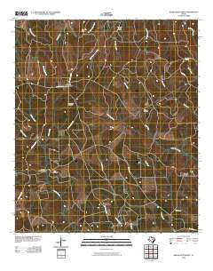 Weeks Settlement Texas Historical topographic map, 1:24000 scale, 7.5 X 7.5 Minute, Year 2010