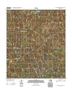 Weeks Settlement Texas Historical topographic map, 1:24000 scale, 7.5 X 7.5 Minute, Year 2012