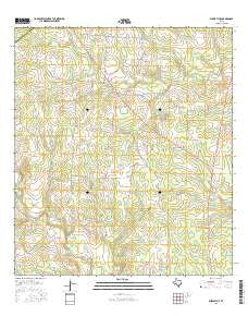 Weesatche Texas Current topographic map, 1:24000 scale, 7.5 X 7.5 Minute, Year 2016