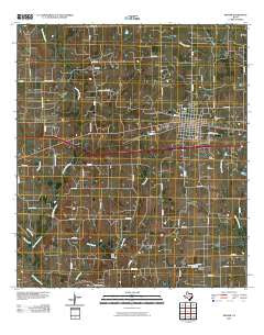 Weimar Texas Historical topographic map, 1:24000 scale, 7.5 X 7.5 Minute, Year 2010