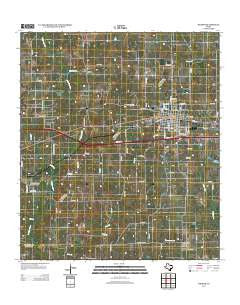 Weimar Texas Historical topographic map, 1:24000 scale, 7.5 X 7.5 Minute, Year 2013