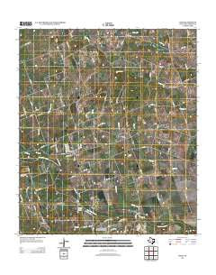 Weir Texas Historical topographic map, 1:24000 scale, 7.5 X 7.5 Minute, Year 2013