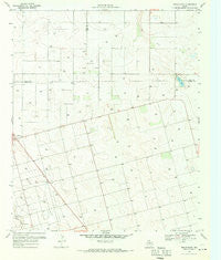 Welch East Texas Historical topographic map, 1:24000 scale, 7.5 X 7.5 Minute, Year 1969