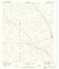 Welch West Texas Historical topographic map, 1:24000 scale, 7.5 X 7.5 Minute, Year 1969