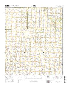 Welch East Texas Current topographic map, 1:24000 scale, 7.5 X 7.5 Minute, Year 2016