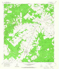 Weldon Texas Historical topographic map, 1:24000 scale, 7.5 X 7.5 Minute, Year 1964
